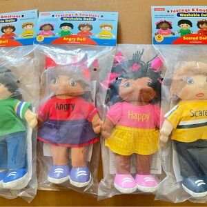 Feelings & Emotions Washable Doll - Happy Pink